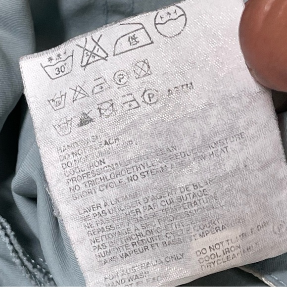 PRADA Women Trousers Pants Size 42 Fits 8 US light Blue made in Italy - Picture 8 of 11